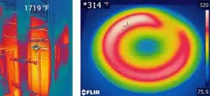 plage caméra thermique