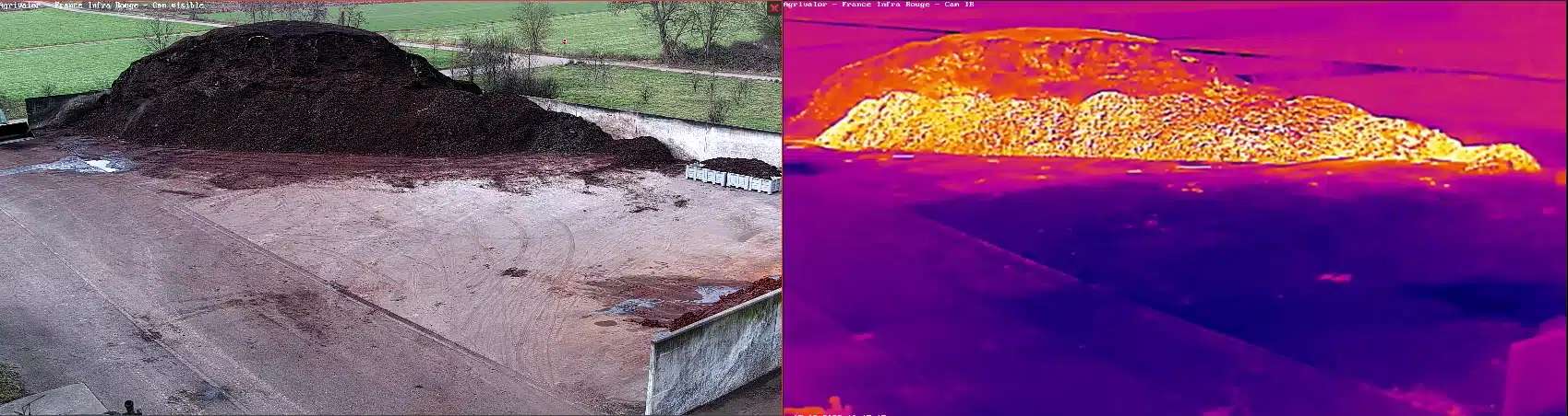 1 double vision système de détection précoce des départs de feu pour décharges et déchèterie