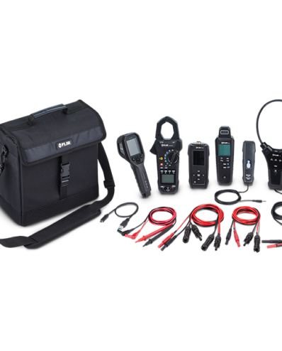 kit solaire professionnel avec pinces, irradiateur, testeur de panneaux et caméra infrarouge pv kit 2