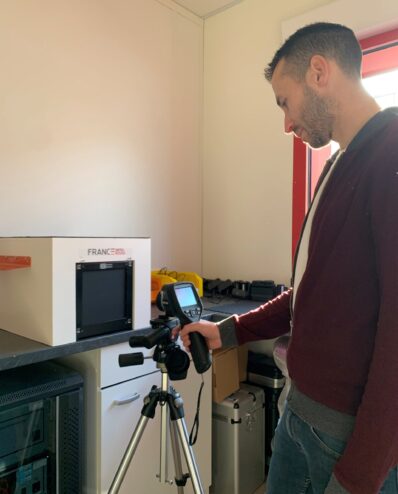 vérification de l'étalonnage caméra thermique inférieur à 350 °c
