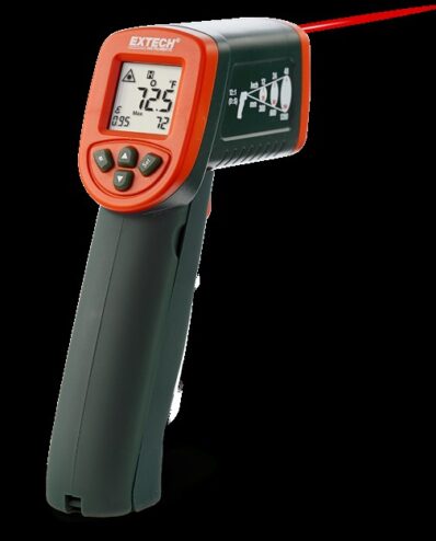 thermomètre infrarouge ir haute température extech